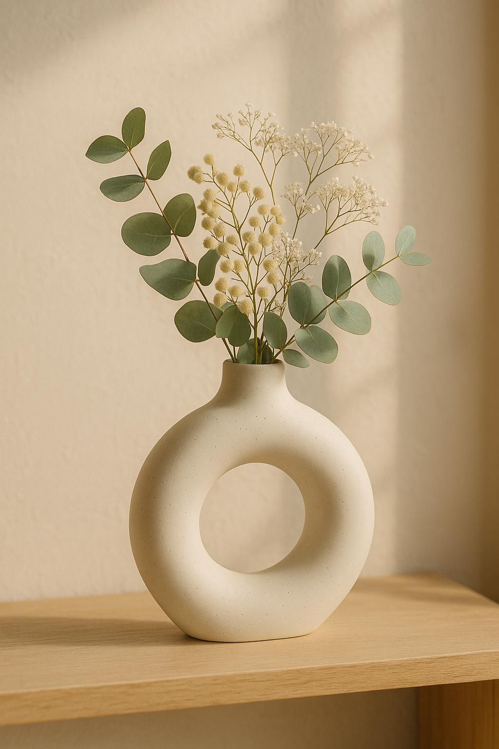 hollow‑ring ceramic vase hollow‑ring ceramic vase
