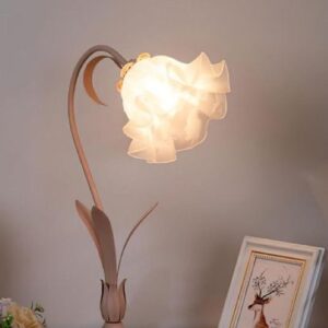 flower petal table lamp