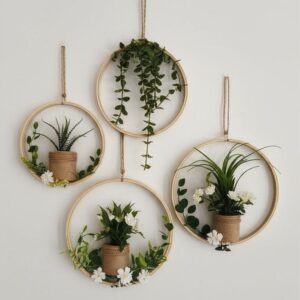 hanging wooden frame