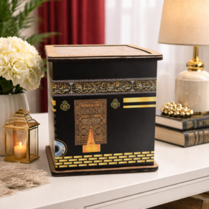 Home kaaba inspired savings challenge box