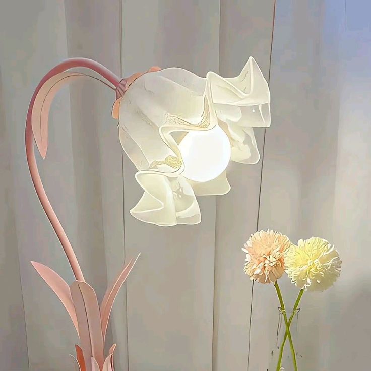 flower petal table lamp flower petal table lamp